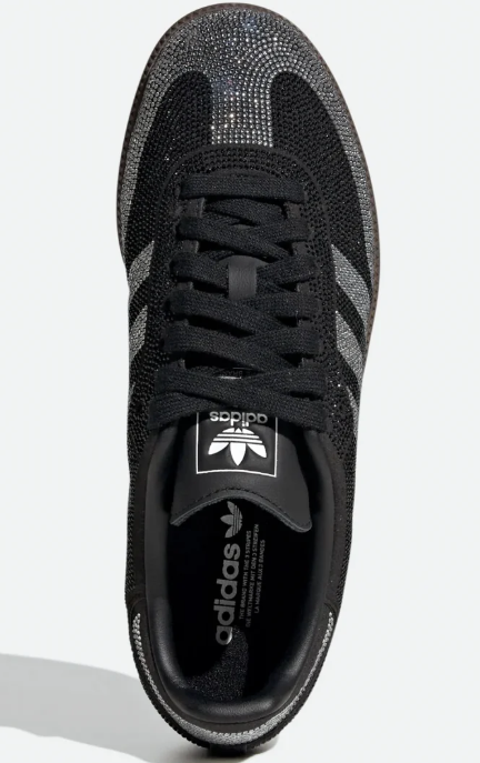 adidas Samba OG Rhinestone Black Silver Women's | Nocturne Gleam