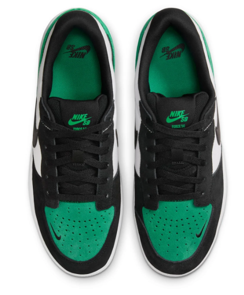 Nike SB Force 58 'White/Black/Stadium Green/White' | Greenroom Routine