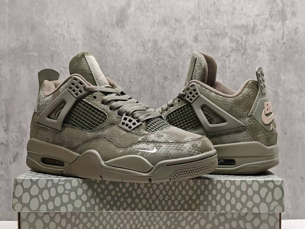 Air Jordan 4 Military Mamba Custom | Olive Afterdark
