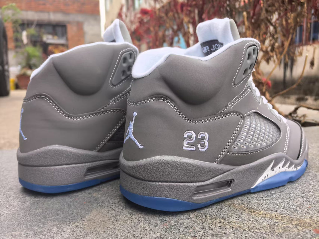 Air Jordan 5 Retro Grey Sneakers | Concrete Reverie