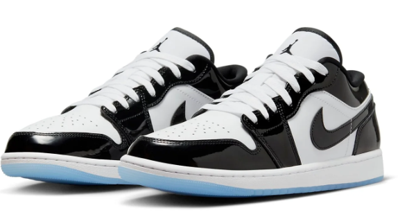 Air Jordan 1 Low SE 'Black White Concord' | Contrast Sonnet Edit