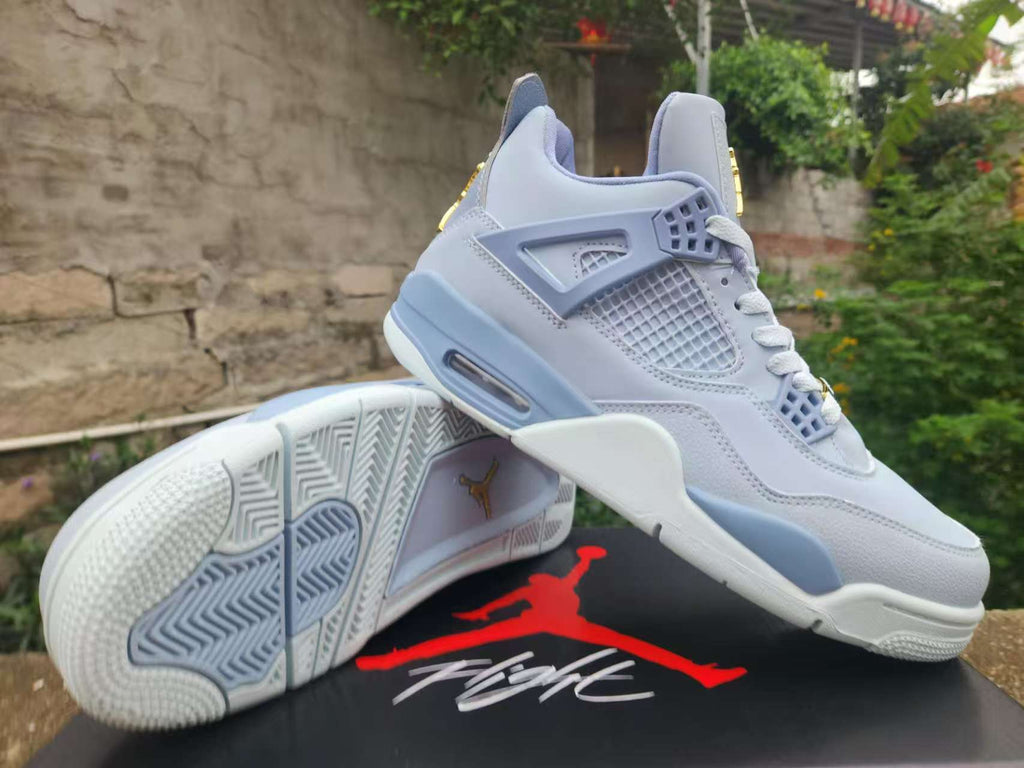 Air Jordan 4 Retro Grey Blue | Skyline Sketch