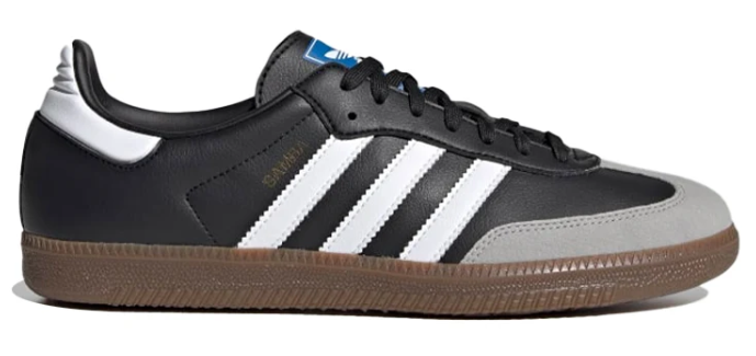 adidas Samba Vegan Black White Brown H01878 | Sidewalk Sonata
