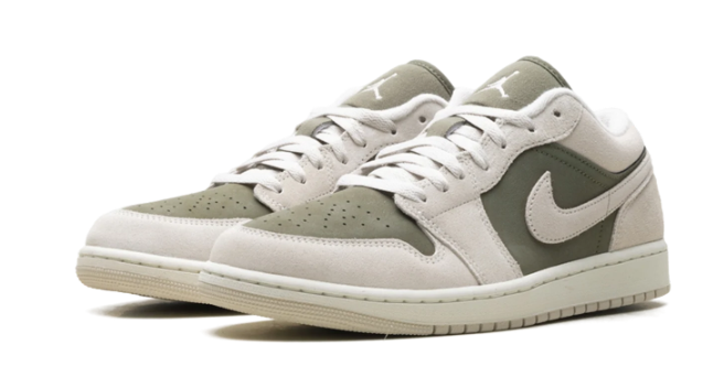 Air Jordan 1 Low SE 'Medium Olive Sail' HV4089-201 | Grove Correspondence