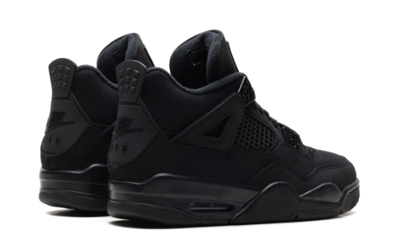 Air Jordan 4 Retro GS 'Black Cat' (2025) IB4171-010 | Shadow Manuscript Edit