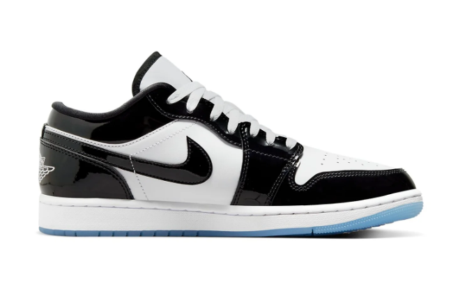 Air Jordan 1 Low SE 'Black White Concord' | Contrast Sonnet Edit