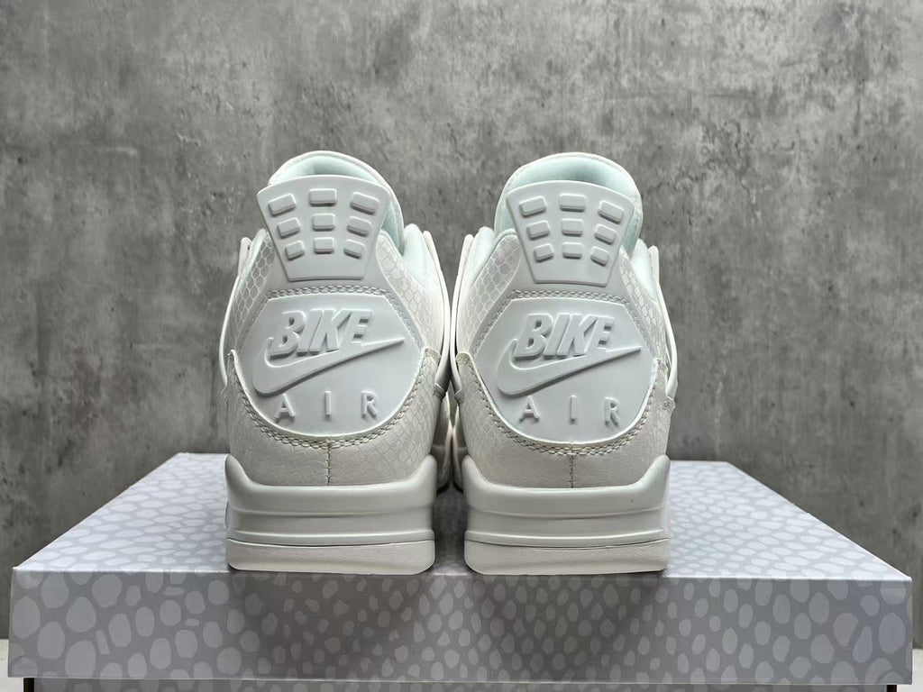 Air Jordan 4 Retro White Mamba Sneakers | Alabaster Code