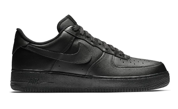 Nike Air Force 1 '07 Triple Black Men's Sneakers | Midnight Standard