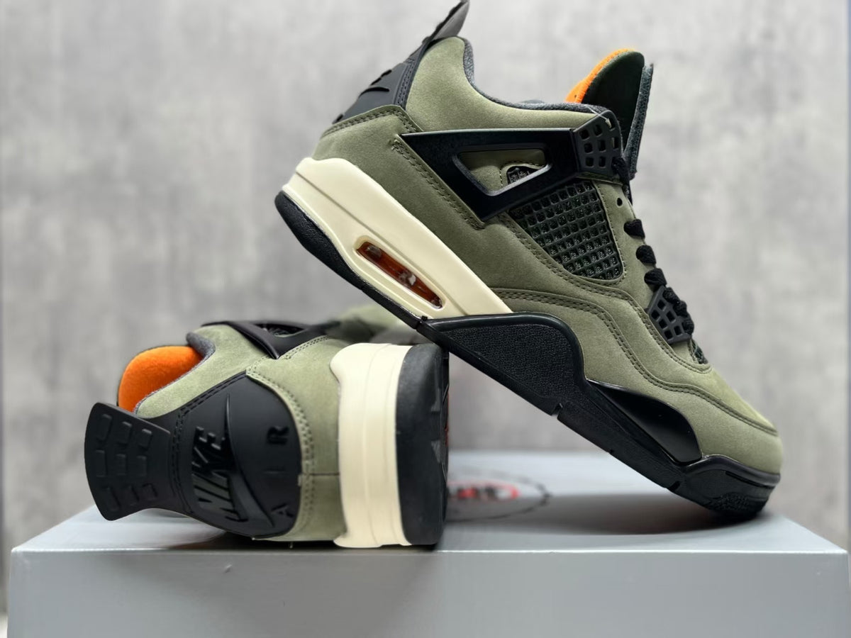 Air Jordan 4 Retro Silk Green Sneakers | Verdant Interlude