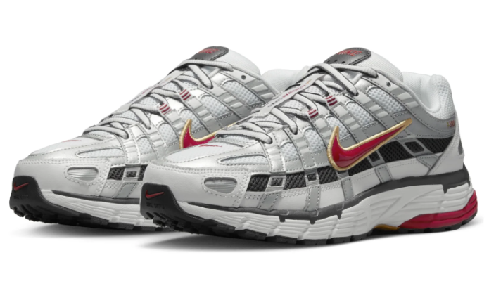 Nike P-6000 CNPT Women's 'Chrome Cadence' | Silver Red BV1021-101