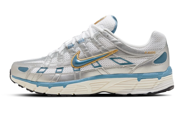 Nike P-6000 'Metallic Silver/Aegean Storm' | Silver Current