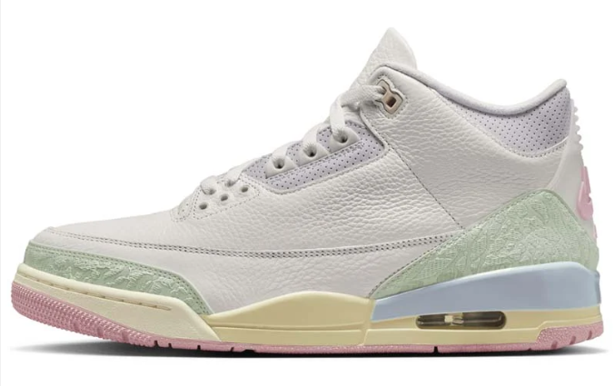 Air Jordan 3 Retro OG 'Spring Is In The Air' Sail/Jade Aura | Vernal Marginalia Edit