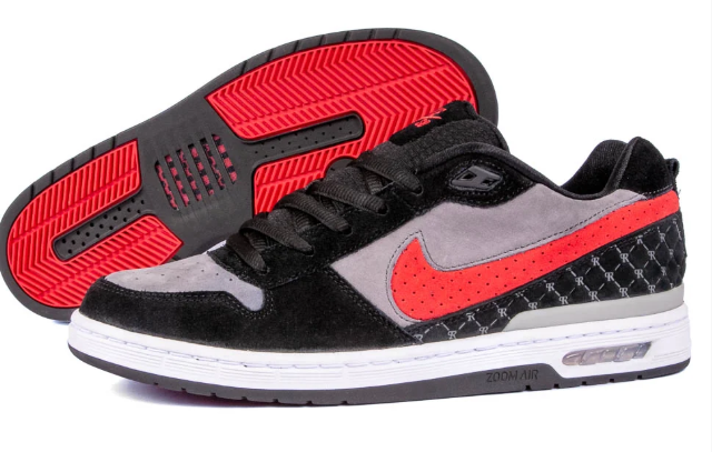 Nike SB Paul Rodriguez Zoom Air Low 'Black/Varsity Red/Flint Grey' | Redline Session | Sale