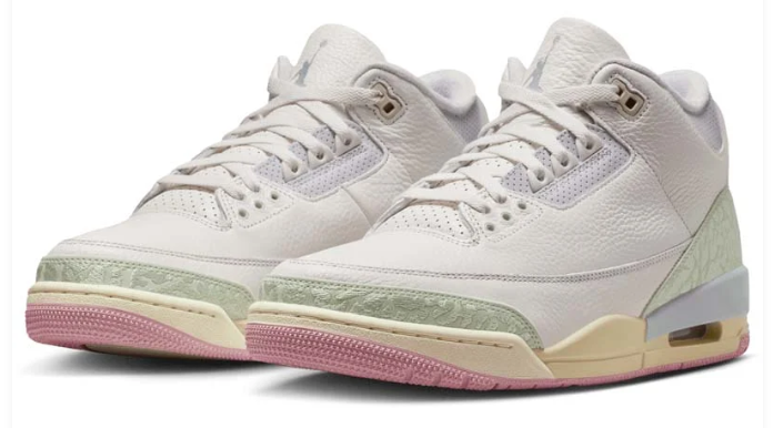 Air Jordan 3 Retro OG 'Spring Is In The Air' Sail/Jade Aura | Vernal Marginalia Edit
