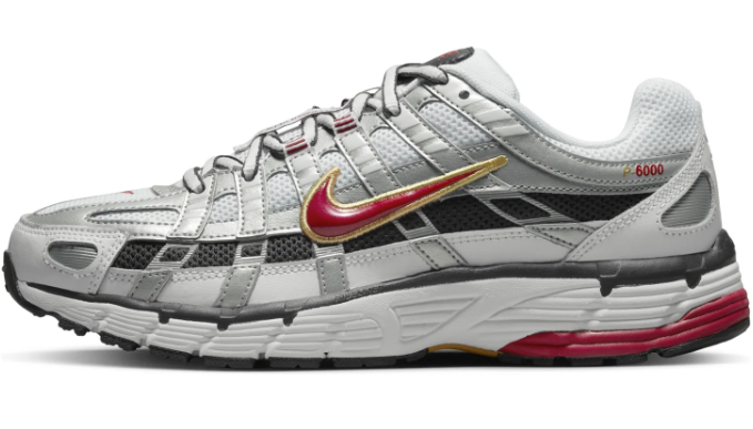 Nike P-6000 CNPT Women's 'Chrome Cadence' | Silver Red BV1021-101