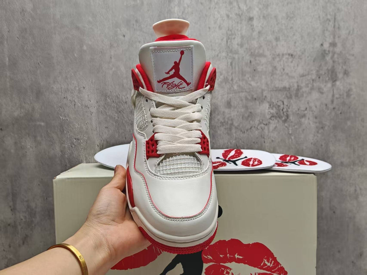 Air Jordan 4 Retro Valentine's Day Sierra Red | Love Letter