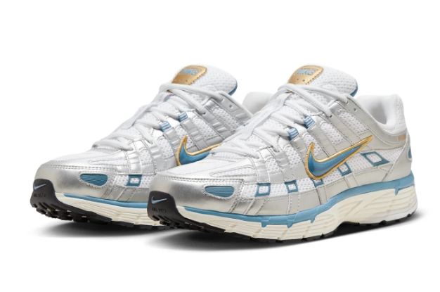 Nike P-6000 'Metallic Silver/Aegean Storm' | Silver Current