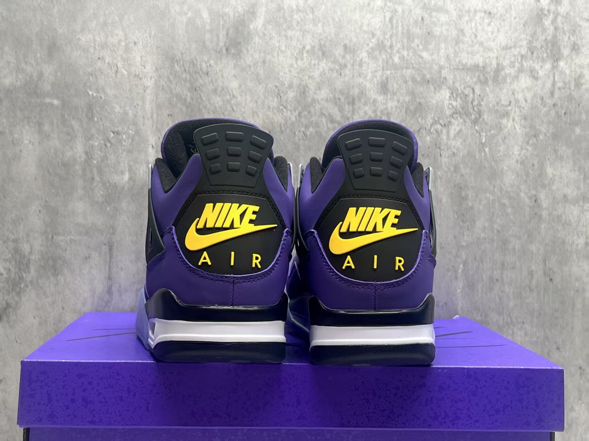Air Jordan 4 Retro Lakers Purple-Gold | Courtside Dusk