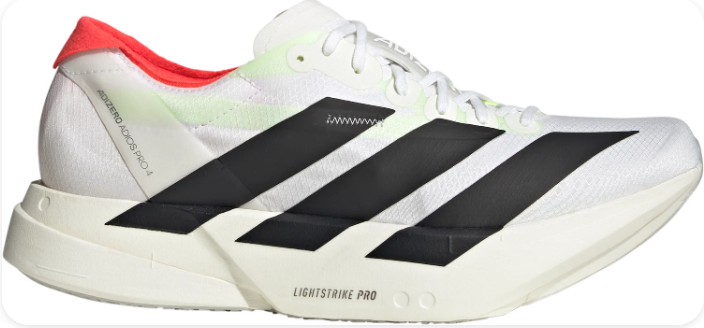 adidas Adizero Adios Pro 4 Men's Running Shoes 'White' | First Light Pursuit