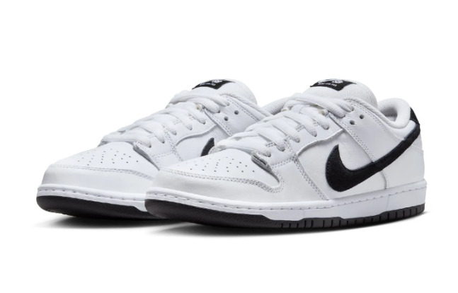 Nike SB Dunk Low Pro 'White/Black/White' | Ink and Interval