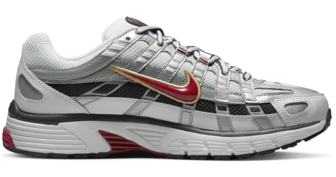 Nike P-6000 CNPT Women's 'Chrome Cadence' | Silver Red BV1021-101