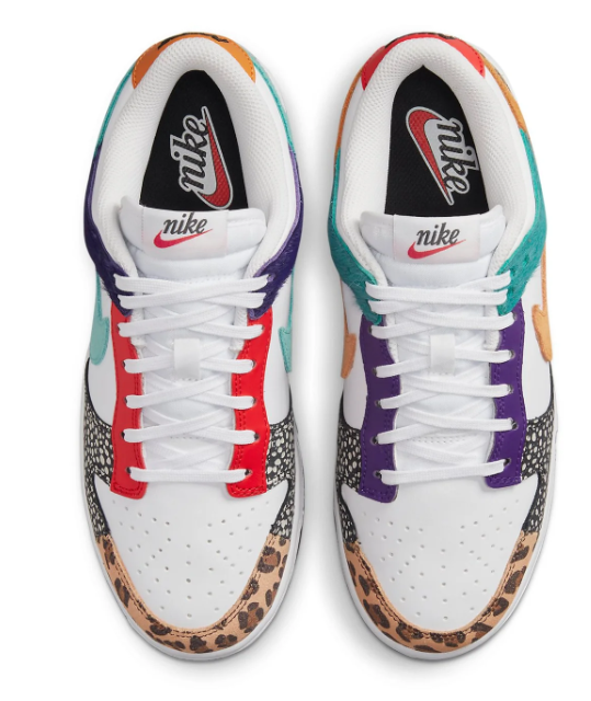 Women's Nike Dunk Low SE 'Safari Mix' DN3866-100 | Untamed Mosaic