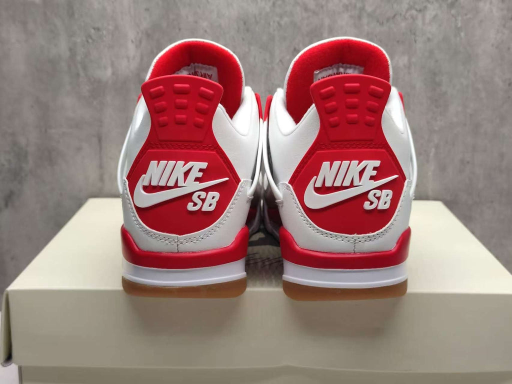Air Jordan 4 Retro Ruby Sneakers | Crimson Interval