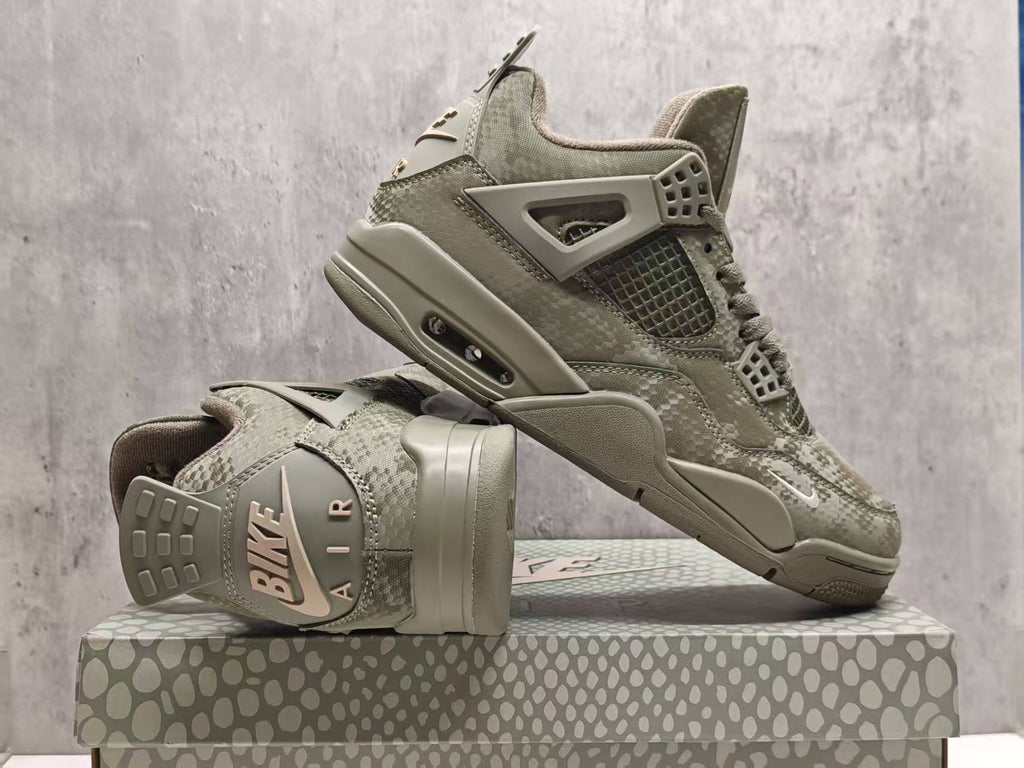 Air Jordan 4 Military Mamba Custom | Olive Afterdark