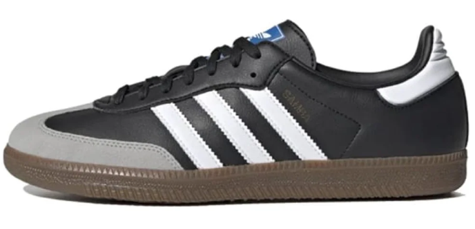 adidas Samba Vegan Black White Brown H01878 | Sidewalk Sonata