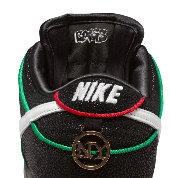 Nike SB Dunk Low Pro QS 'Black/White/Challenge Red' | Scarlet Counterpoint