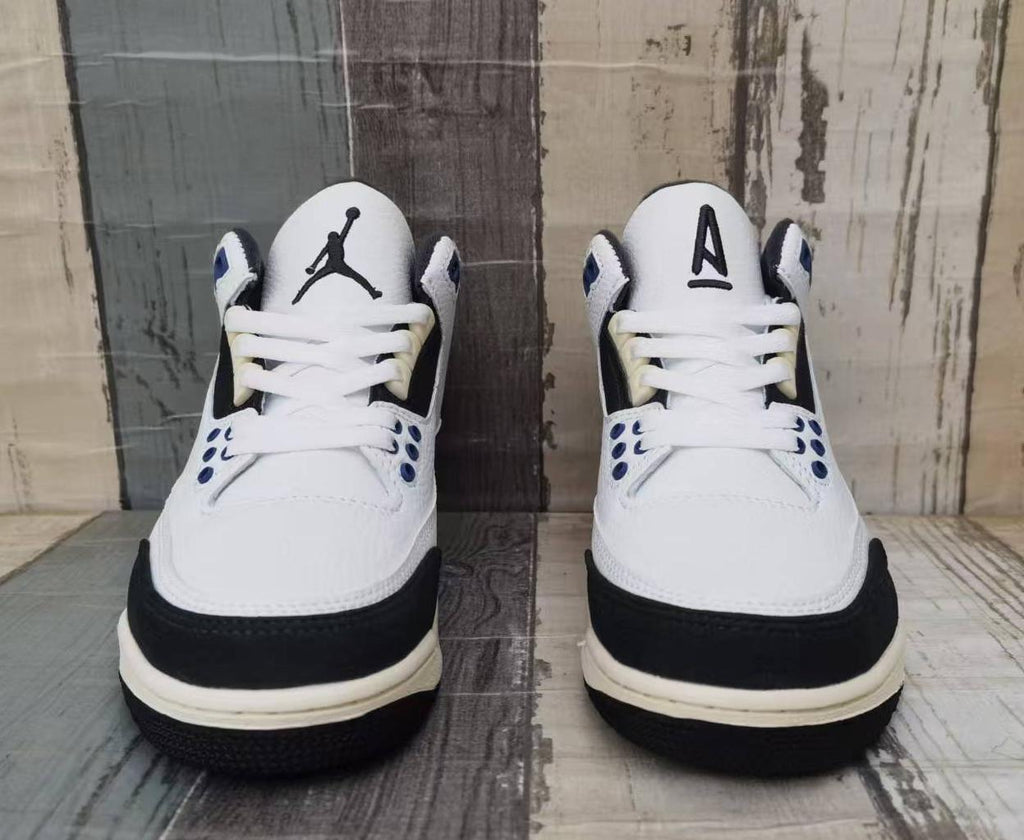 Air Jordan 3 Retro Men's White Grey Blue | Skyline Cadence