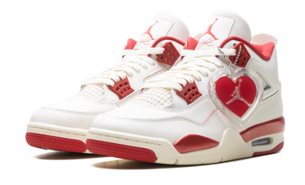 Air Jordan 4 WMNS 'Valentine's Day' HV0823-108 | Cupid Correspondence Edit