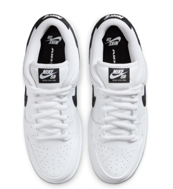 Nike SB Dunk Low Pro 'White/Black/White' | Ink and Interval