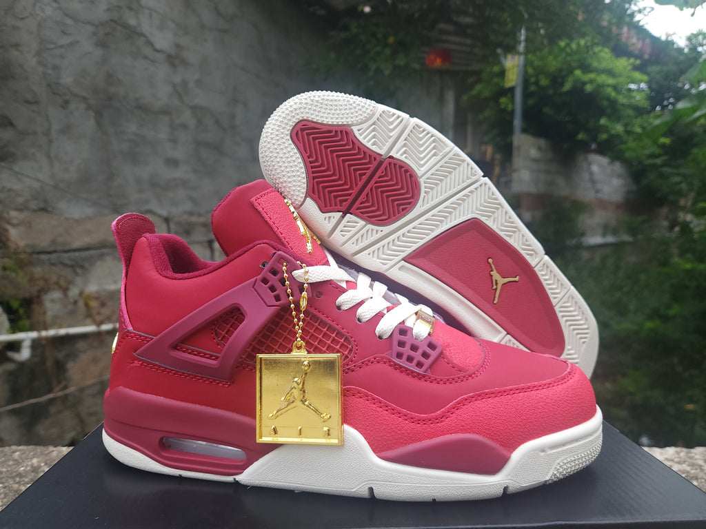 Air Jordan 4 Retro Red-Purple-Gold | Chromatic Hour