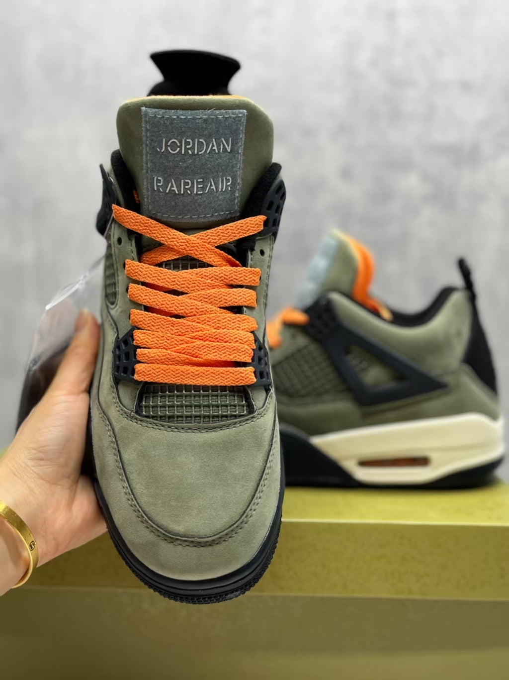 Air Jordan 4 Retro Olive Green | Grove Study