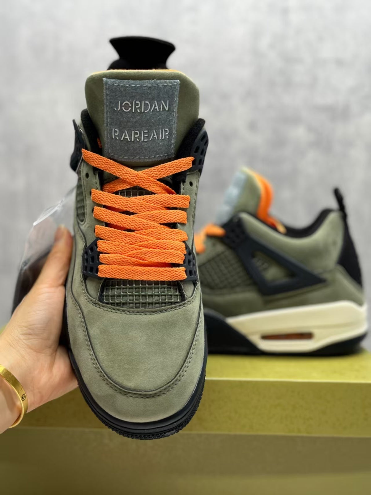 Air Jordan 4 Retro Olive Green | Grove Study