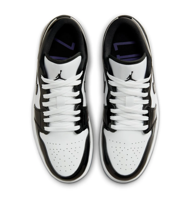 Air Jordan 1 Low SE 'Black White Concord' | Contrast Sonnet Edit